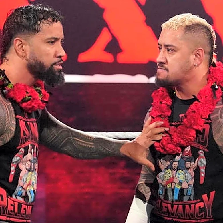 Jey Uso delivering Solo Sikoa to Roman Reigns is a DoorDash dream