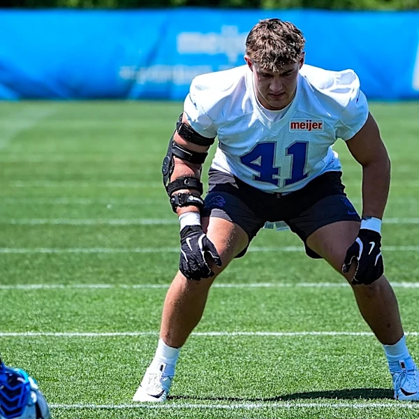 Lions rookie LB Jimmy Rolder provides very optimistic injury update