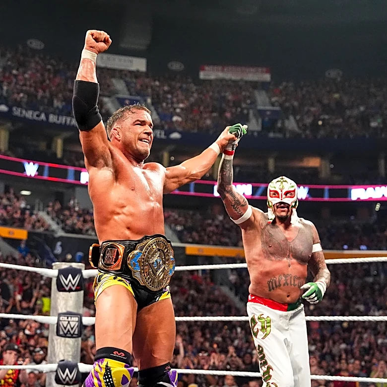 Chad Gable put over Rey Mysterio after Rey Mysterio put over Chad Gable