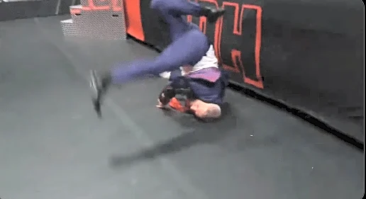 Mark Sterling takes a NASTY bump, proceeds to milk it for all its worth