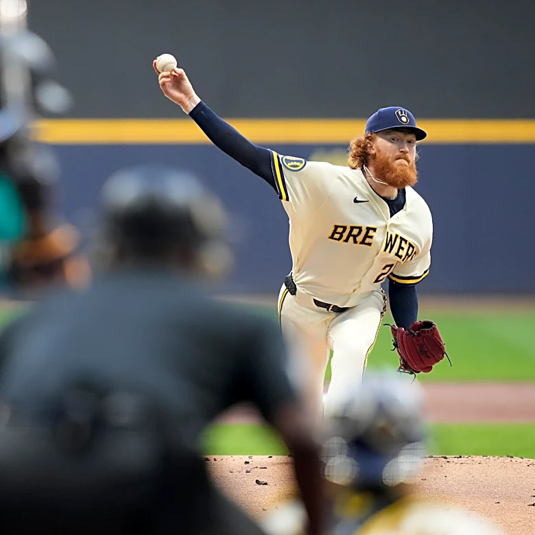 Dustin May struggles early as Brewers fall to Mariners 7-5
