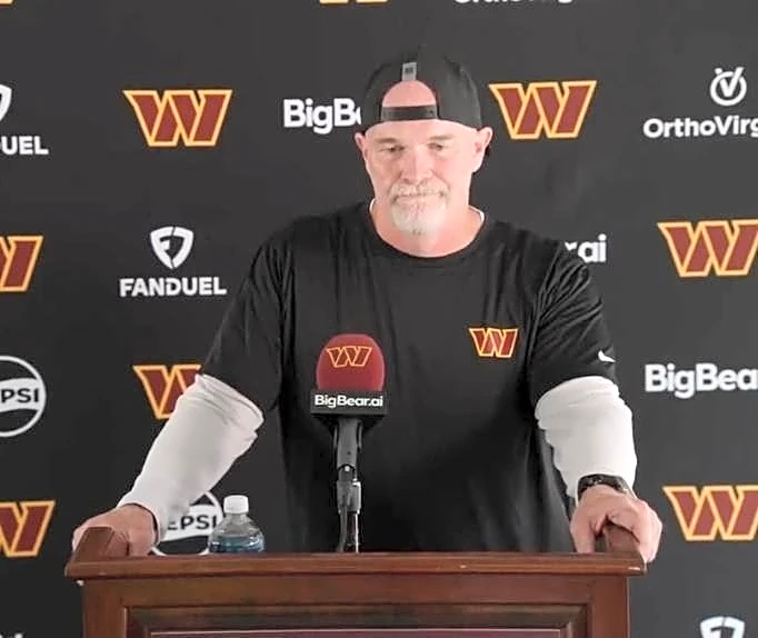 Commanders Camp Talk: Dan Quinn gives updates on injuries, Jayden Daniels vs Lions