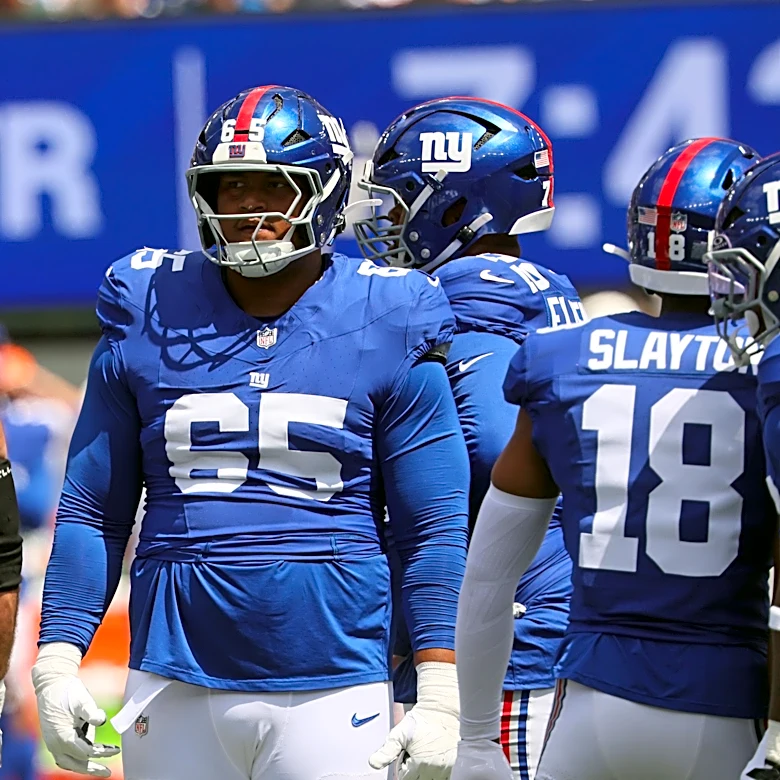 NY Giants guard Sisi Mauigoa leaves joint practice with ‘heat-related issue’