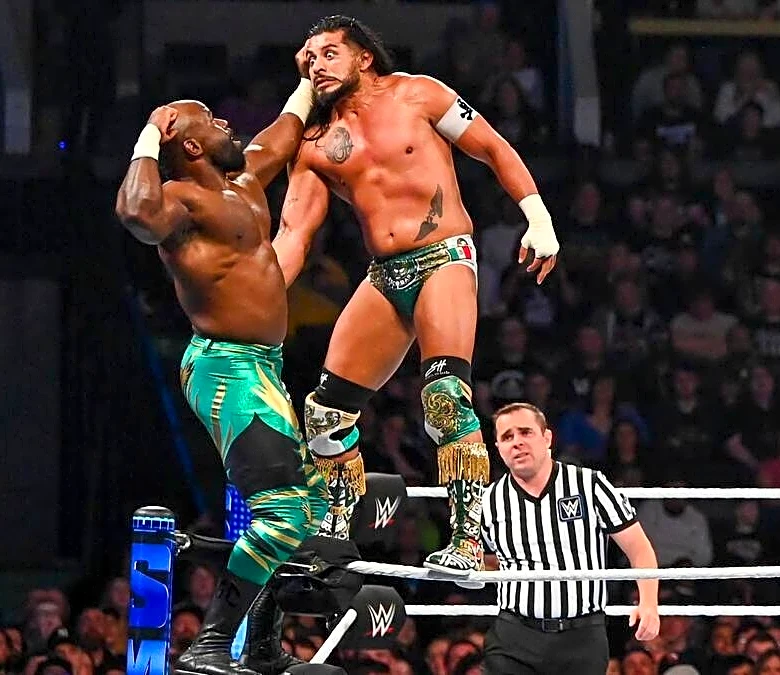 Santos Escobar compares his WWE release to the Mickie James garbage bag incident