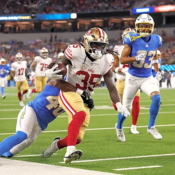 49ers drop 40 on the Chargers in a lopsided blowout