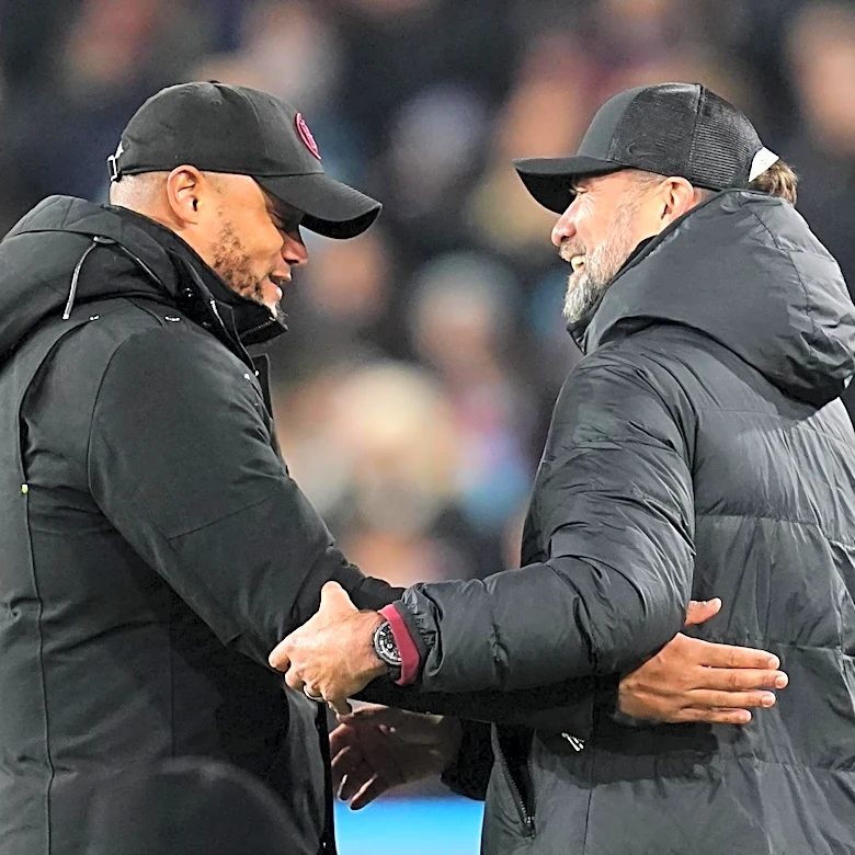 Vincent Kompany won’t reveal if he has spoken to Jürgen Klopp yet