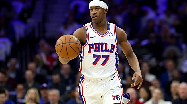 Young Sixers, led by VJ Edgecombe and Labaron Philon, star in Rico Hines Run