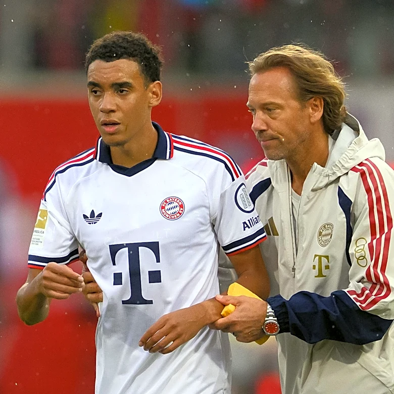 Jamal Musiala could be back in time for the Bundesliga opener against VfB Stuttgart