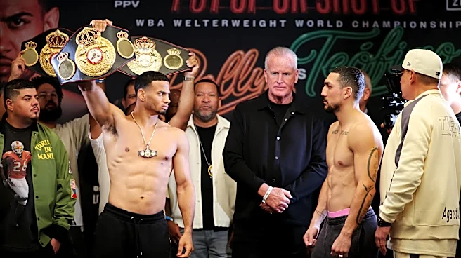 Rolly Romero, Teofimo Lopez all business during final staredown ahead of ‘Put Up Or Shut Up’ boxing event in Las Vegas | Video