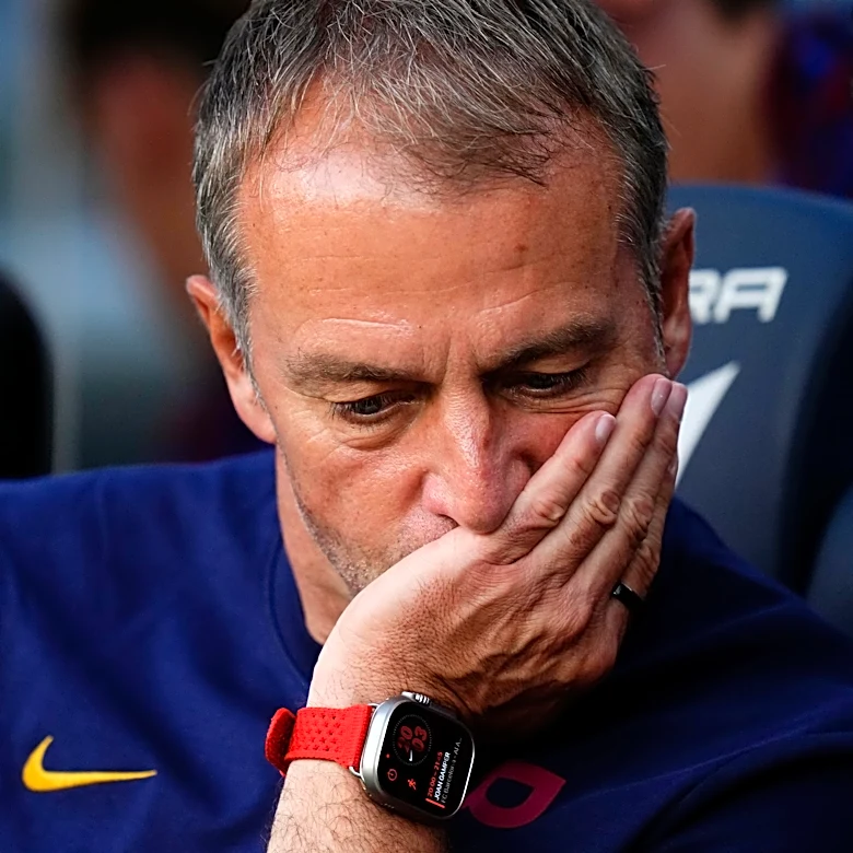 Who will start as a striker for Barcelona as La Liga title defence begins?