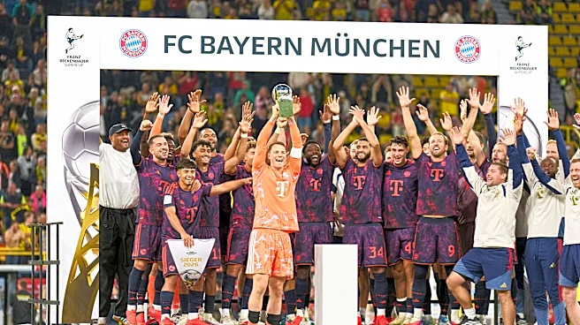 Bayern Munich celebrates in style after downing BVB in Franz Beckenbauer Supercup