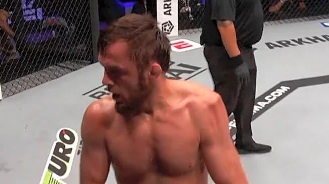 Video: Islam Makhachev throws in the towel after fighter dislocates shoulder