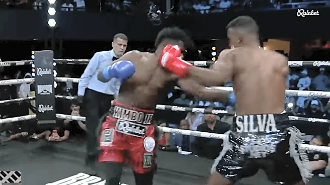 Video: Anderson Silva’s son survives early scare, knocks out Baby Slice at Brand Risk 15