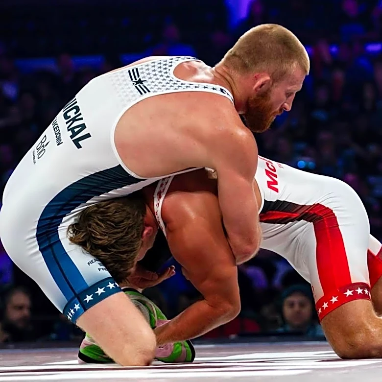 RAF 12 results: Bo Nickal falls to 2026 NCAA champion Max McEnelly in first wrestling loss since 2020