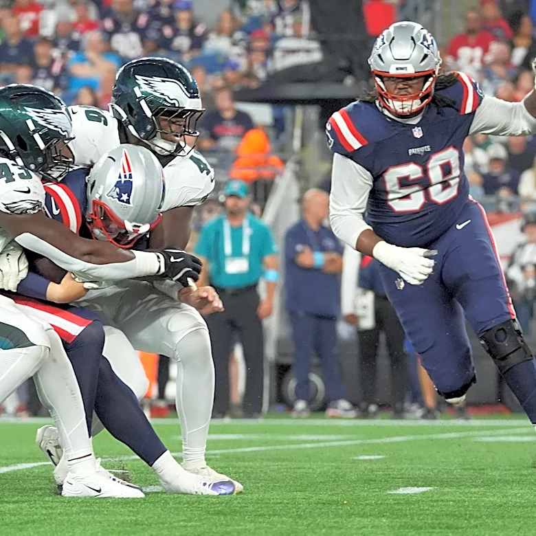Eagles-Patriots snap counts: Joshua Weru records first NFL sack in second-ever football game of his life