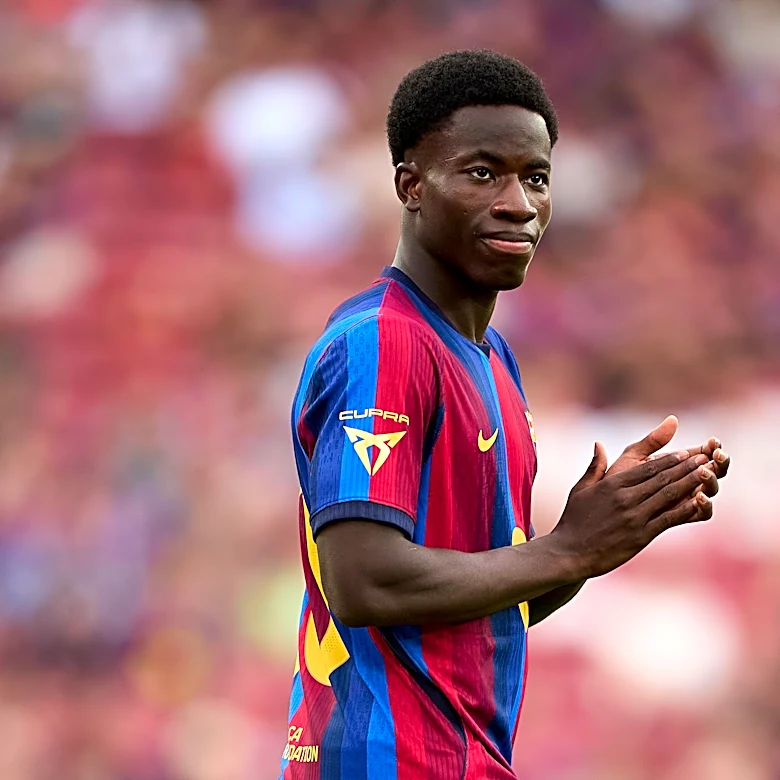 Barcelona confirm Ebrima Tunkara out for six weeks with ankle injury