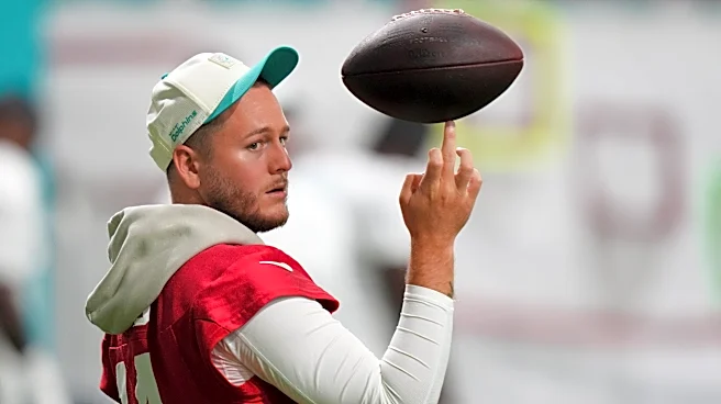 Quinn Ewers returns to Miami Dolphins practice