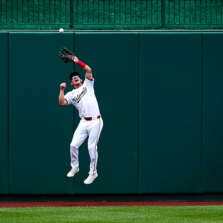 Jacob Young has managed to hold off the competition and remain the Nationals center fielder