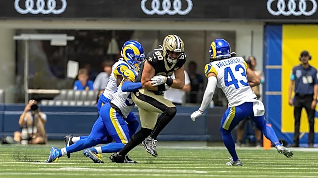 Who was the Saints’ breakout player vs. the Rams?