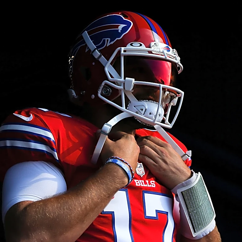 Buffalo Bills announce their Christmas game uniform and helmet combination