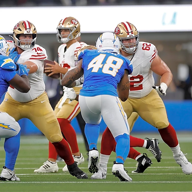 49ers roster battles: Kyle Shanahan says left guard is ‘close to being decided’