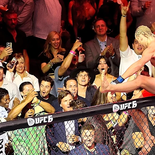 Max Holloway, Paddy Pimblett, and Gable Steveson fined for jumping outside the octagon at UFC 329