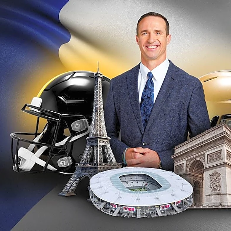 Win an opportunity to attend the Saints and Steelers game in Paris from Drew Brees and Alltroo