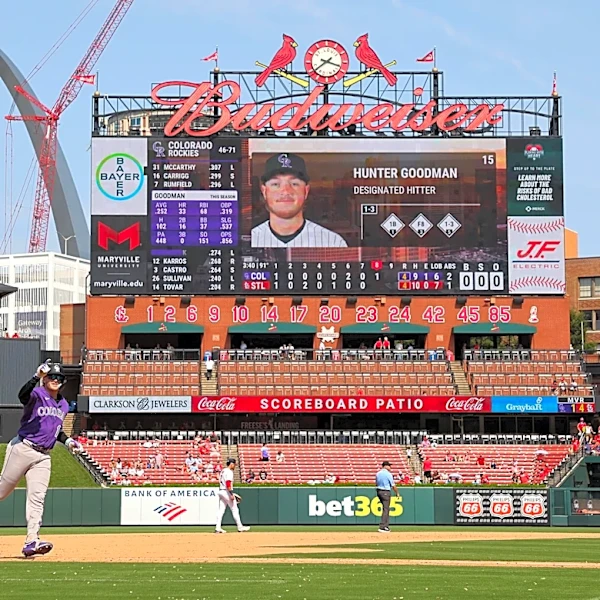 Hunter Goodman is the face of the Rockies franchise