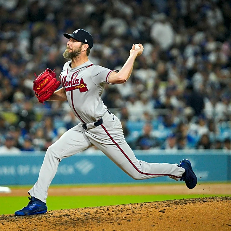 Braves go for sweep of Dodgers as Chris Sale duels another ace