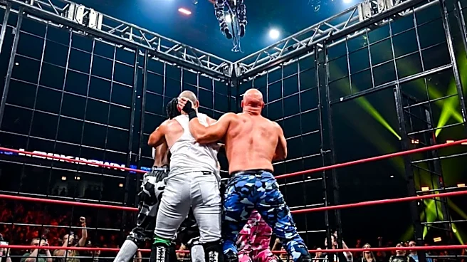 Cool moves: Jumping off the top of the steel cage edition from TNA Lockdown
