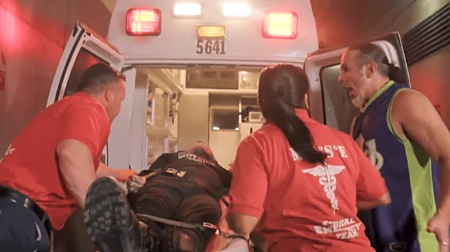 Jeff Hardy loaded into ambulance in TNA