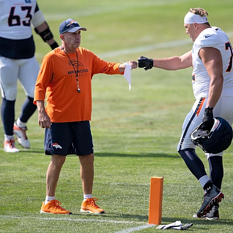 The Broncos offensive line has become a model of continuity