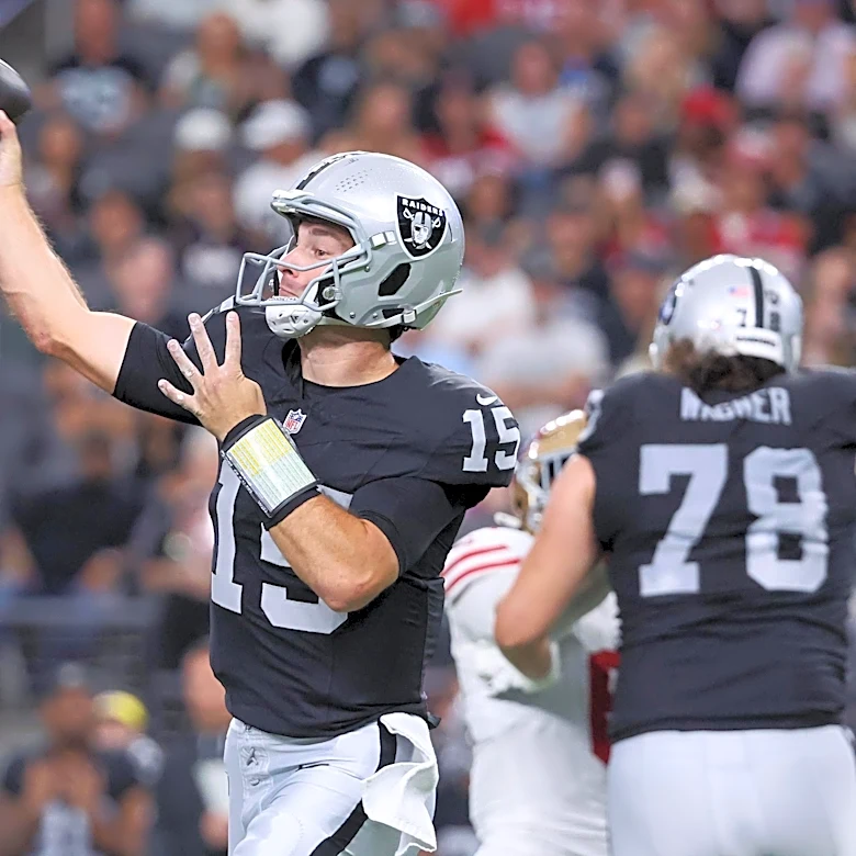 Fernando Mendoza finishes preseason with 2nd interception in Las Vegas Raiders-San Francisco 49ers matchup