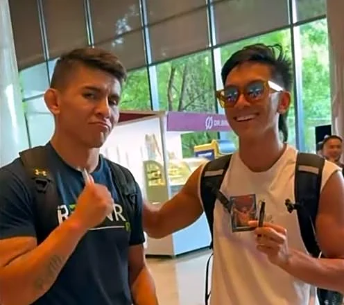 Oops! Contender Series super prospect mistaken for UFC veteran Mario Bautista, leads to awkward moment with eager fan | UFC Shanghai
