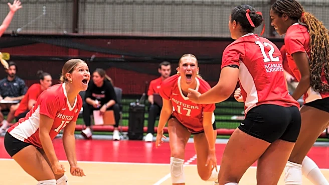 Rutgers Volleyball Handles Bellermine With Ease in 3-1 Win