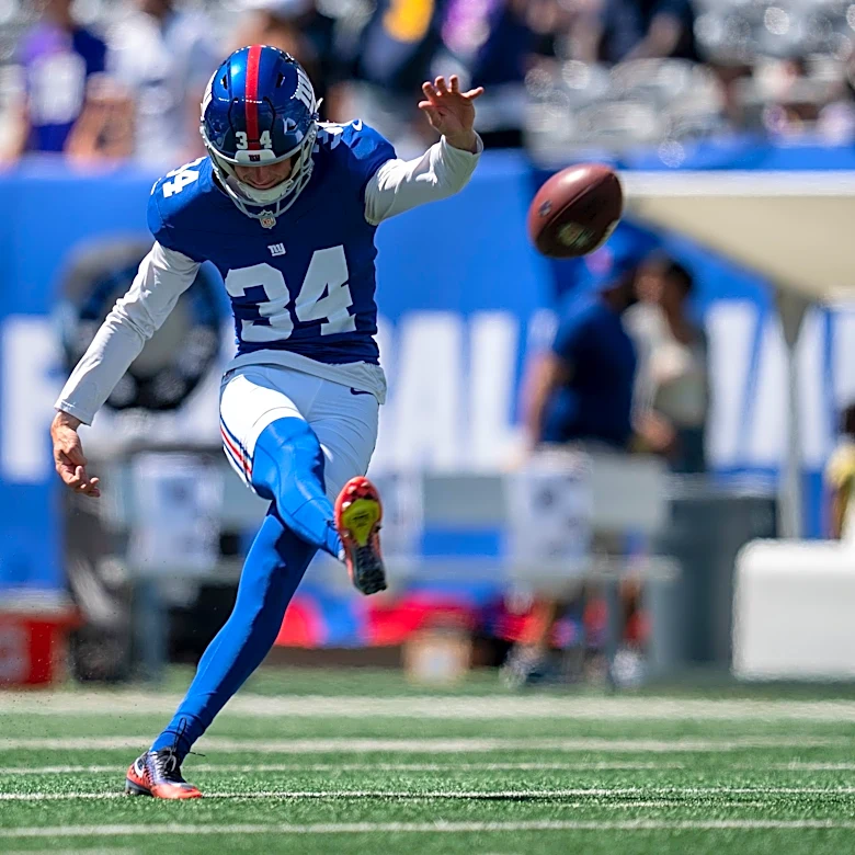 Dominic Zvada will be the NY Giants’ placekicker
