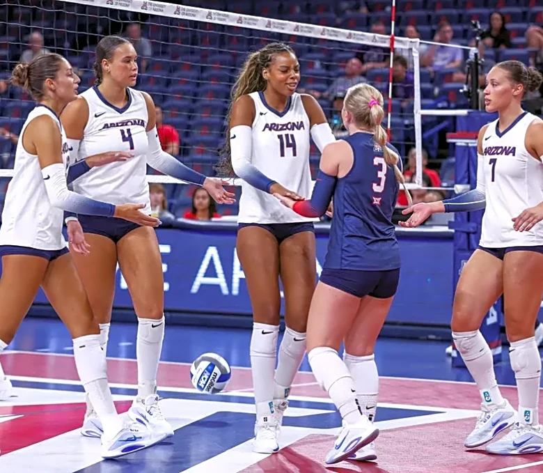 Right side comes up big for Arizona volleyball in victory over Tarleton State