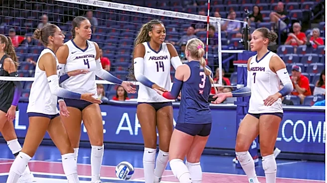 Right side comes up big for Arizona volleyball in victory over Tarleton State