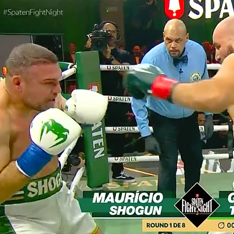 Highlights! Glover Teixeira drops, dominates Shogun Rua in boxing match | Spaten Fight Night 3