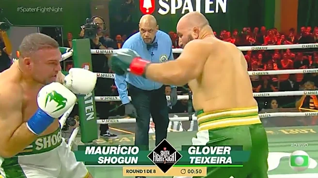Highlights! Glover Teixeira drops, dominates Shogun Rua in boxing match | Spaten Fight Night 3