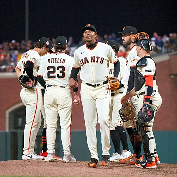 Yunior Marte smiles in 7-2 win