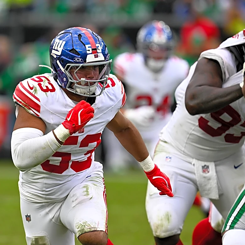 Giants waive a former starting linebacker in Darius Muasau