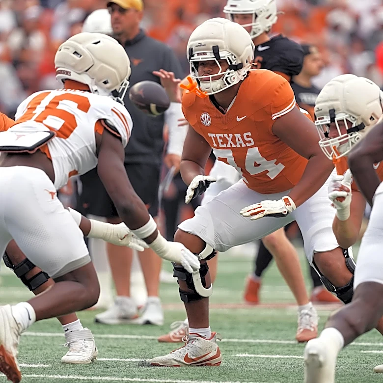 Steve Sarkisan updates the health of Texas LT Trevor Goosby