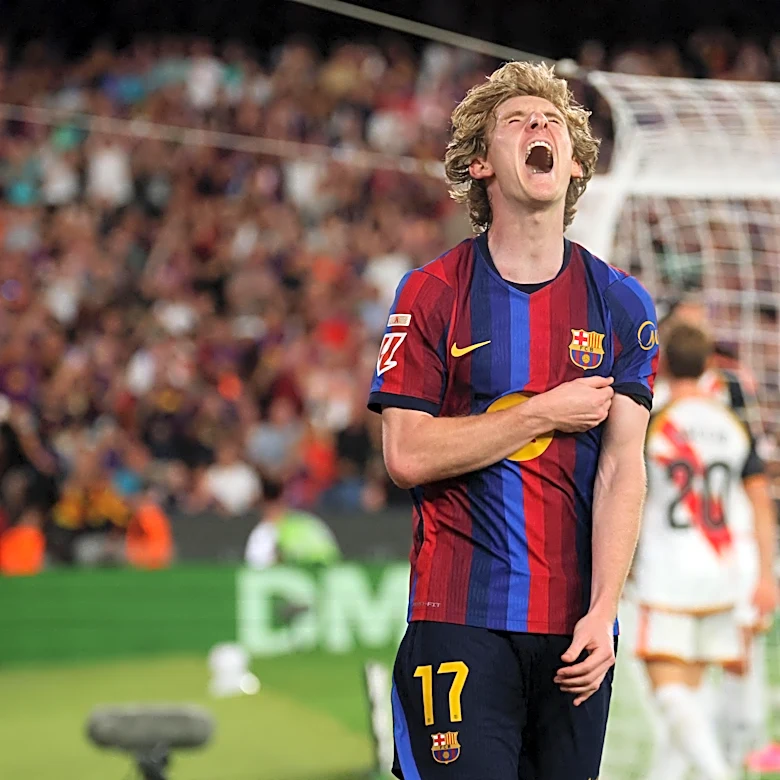 Industrious Anthony Gordon shows his value to Barcelona against Rayo Vallecano