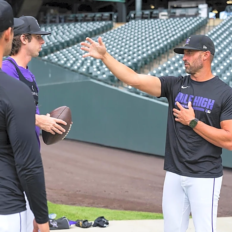 Rockies bullpen coach Matt Buschman is learning about pitching at elevation — and looking to the future
