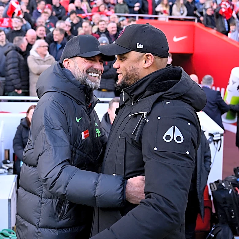 Bayern Munich coach Vincent Kompany won’t reveal all details of talk with Jürgen Klopp