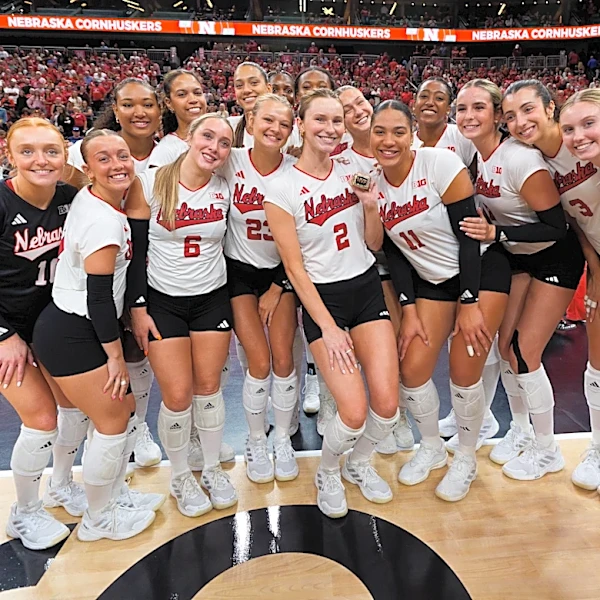 Husker Volleyball Travels to Bergen’s Home State to Play South Dakota State