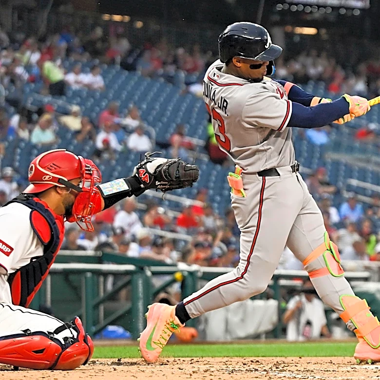 Acuña makes history and Murphy has four RBI in Braves win over Nationals