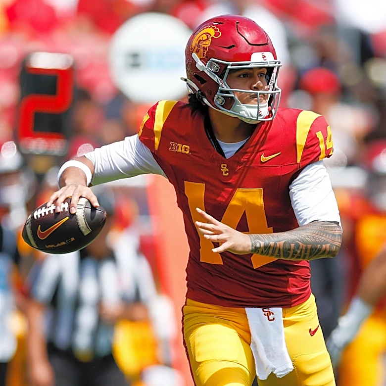 VIDEO: Breaking down 2027 NFL Draft USC QB Prospect Jayden Maiava in Week 0