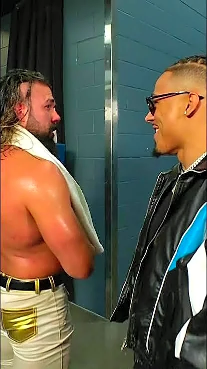 Andrade stirs the pot again by checking in on WWE’s Carmelo Hayes